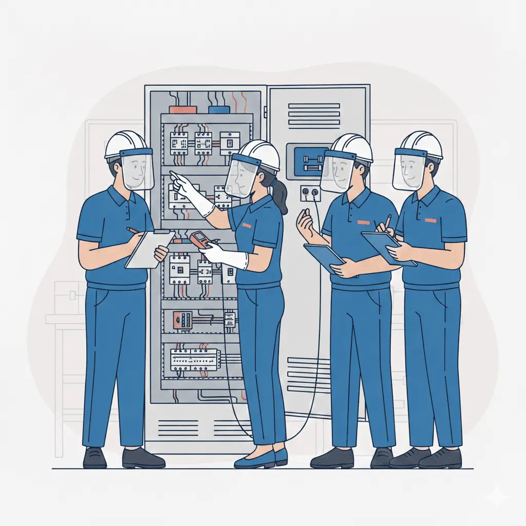 nathalie lebourgeois formateur en habilitation électrique : Armoire électrique